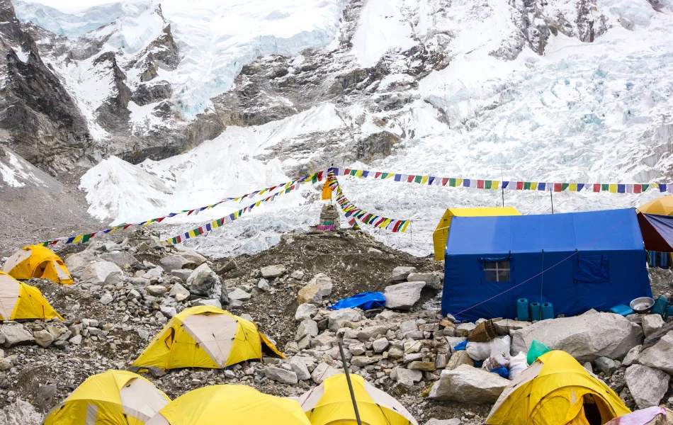 Tents in Everest Base Camp Trek in September