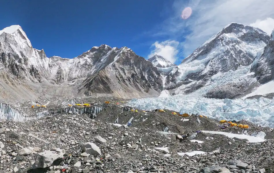 Everest Base Camp wide view