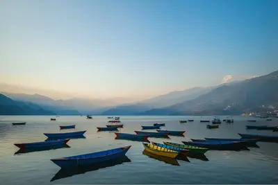 Nepal-tours-and-treks-pokara with blue lake